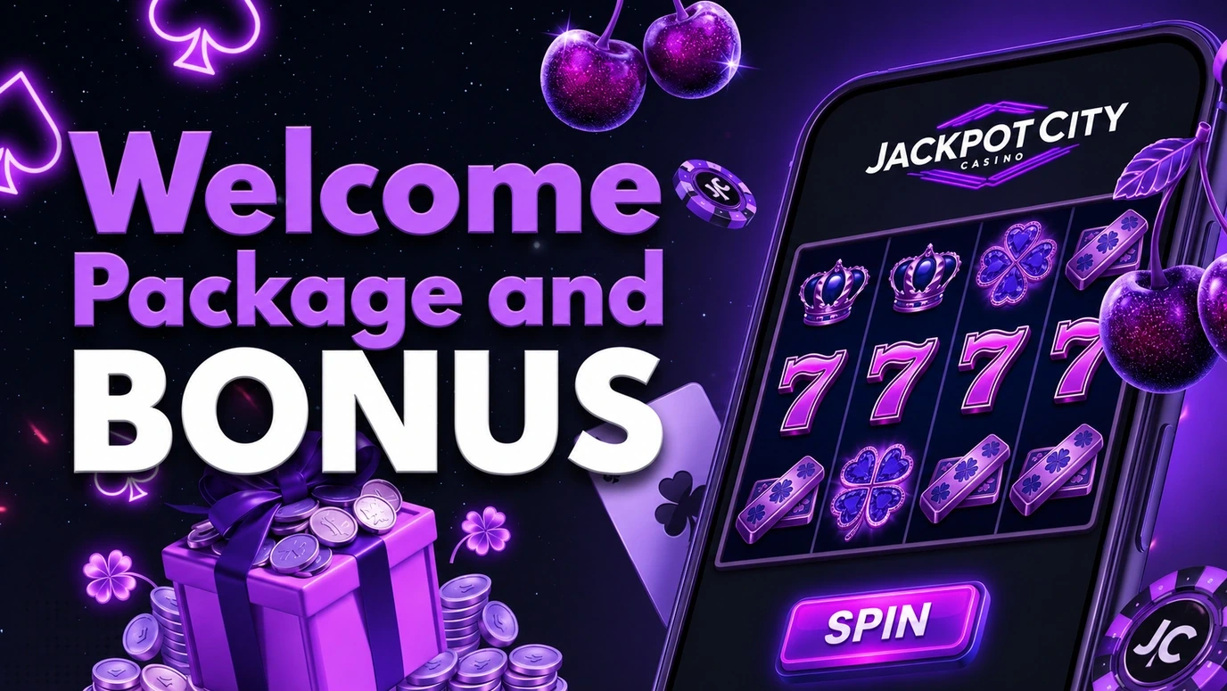 Jackpot City welcome package and bonus